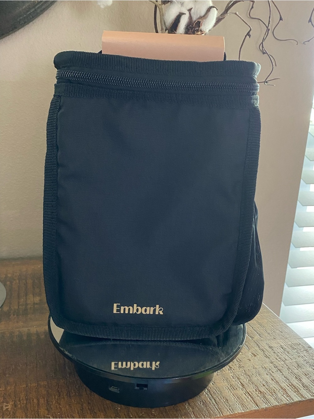 Embark Black Insulated Lunch Bag, new!